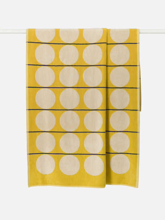 Citta Abacus beach towel - Daffodil/cream