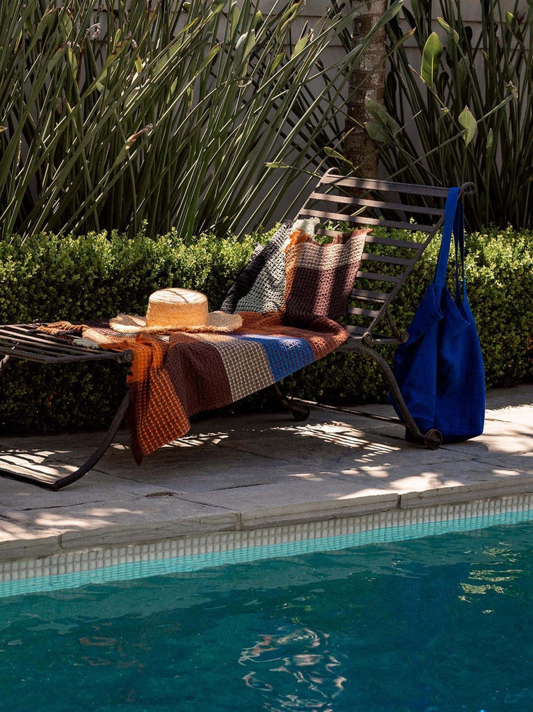 Citta Cabin towel - organic cotton - Midnight Multi