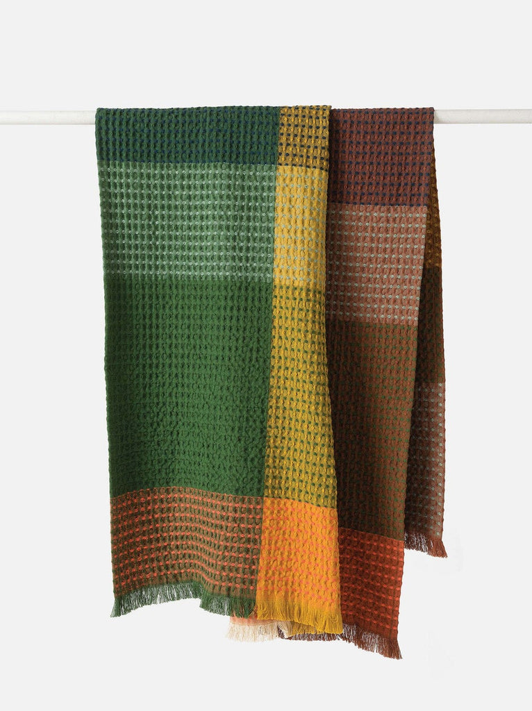 Citta Cabin towel - organic cotton - Spirulina Multi