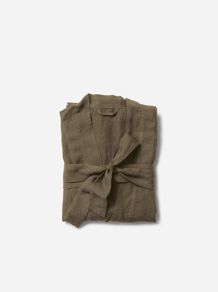 Citta linen robe - Ivy