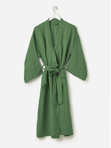 Citta linen robe - Ivy