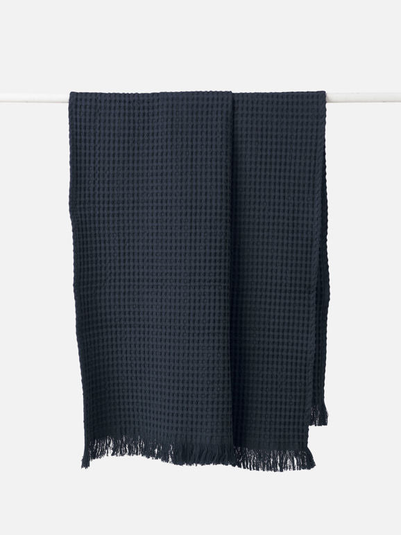 Citta organic cotton towel - Navy