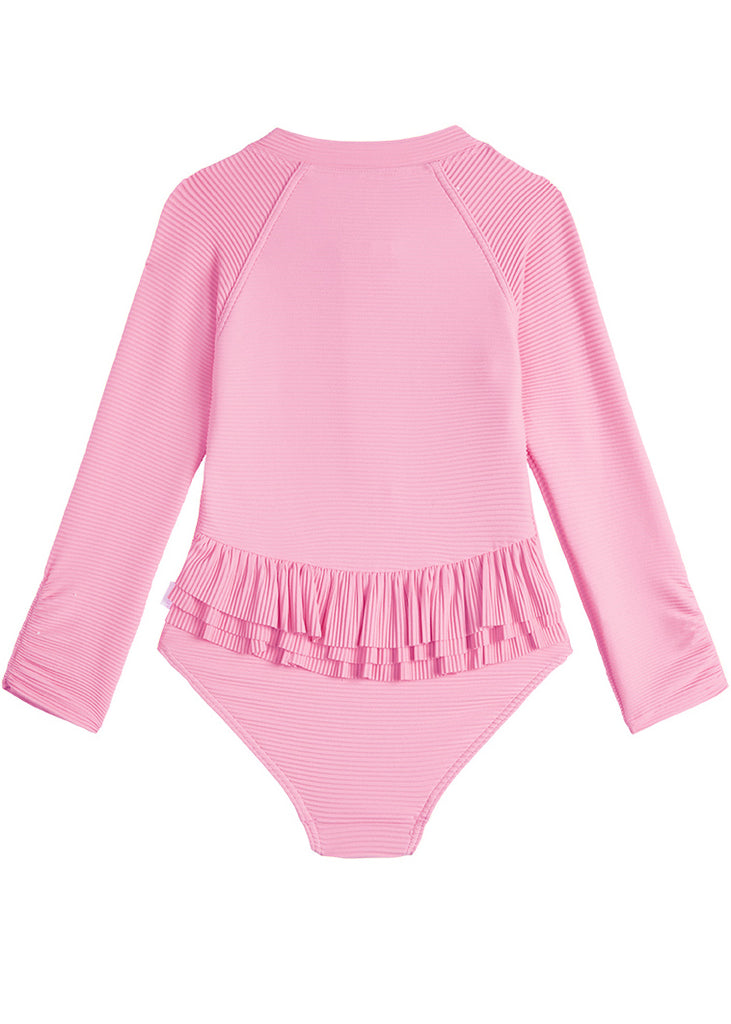Seafolly girls UV sunsuit - Blossom Pink