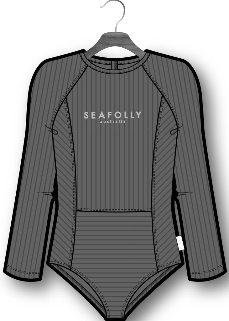Seafolly UV sunsuit - black