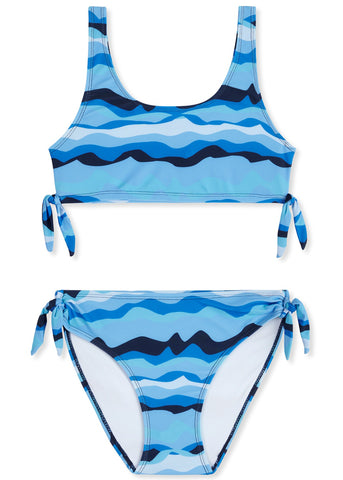 Seafolly girls bikini - china blue