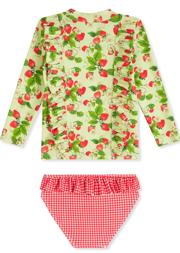 Seafolly UV 2 piece suits - strawberry sundae