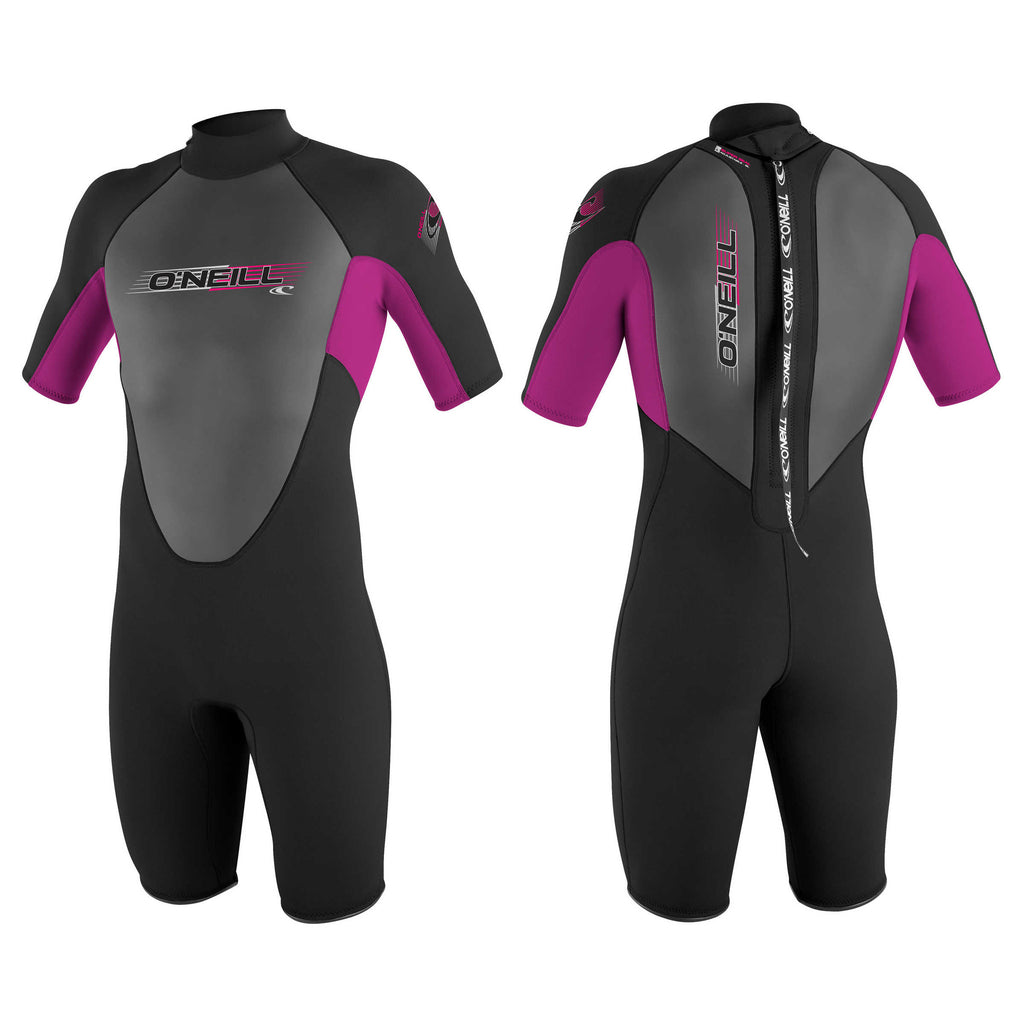 O'Neill wetsuit - black fox pink 2mm