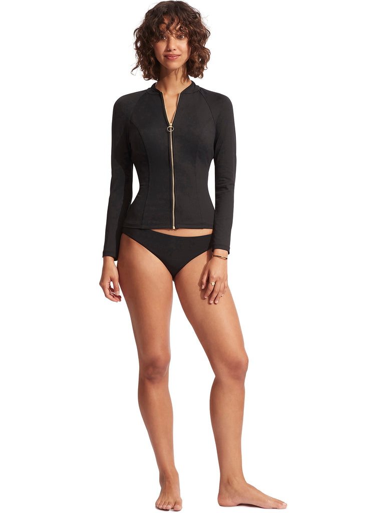 Seafolly womens sunvest - black long