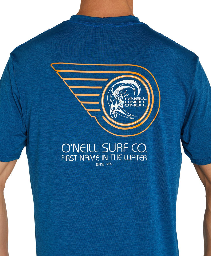 O'Neill mens UV rash tee - Blueprint Deep Sea