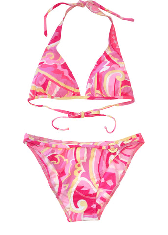 Seafolly womens bikini tops - rococco rose
