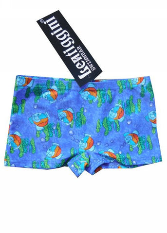 Boboli boys swim trunks - turquoise stripe