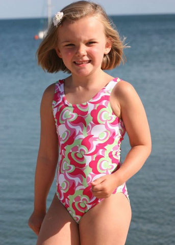 Mitty James swimsuits - lilac/white