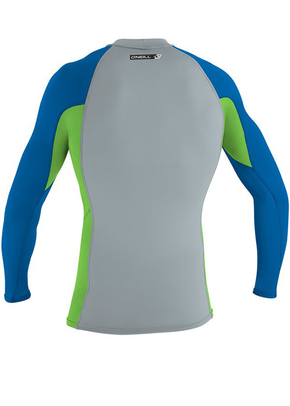 O'Neill mens rash top - ocean lime long