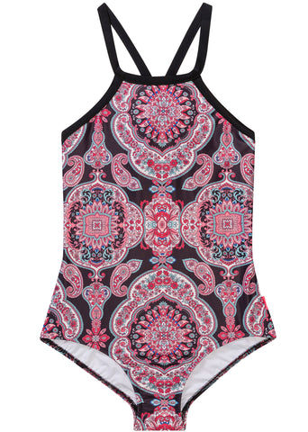 Seafolly UV sunsuit - tropical pink