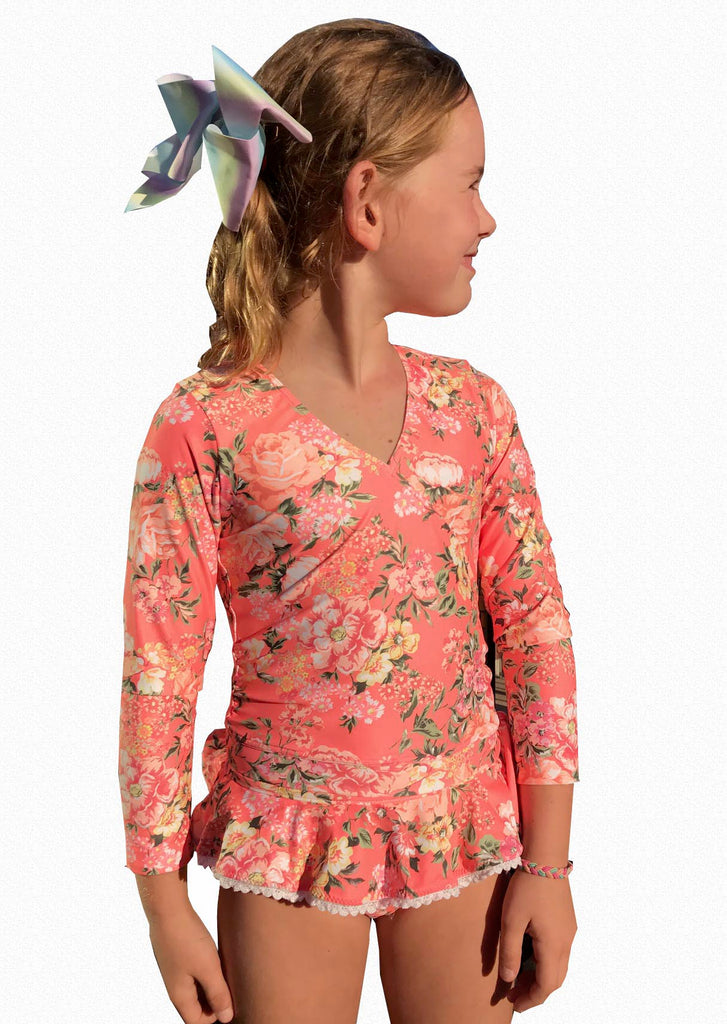 Seafolly UV 2 piece suits - white flower