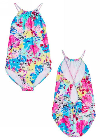 Seafolly girls swimsuits - pink rose