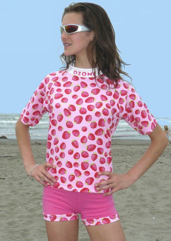 Seafolly UV 2 piece suits - strawberry sundae