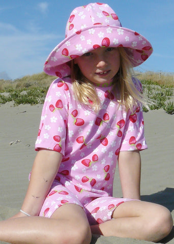 Sposh sunsuits - pink quad