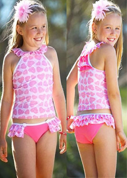 Sun Emporium girls tankinis pink lemonade – Just Swimwear