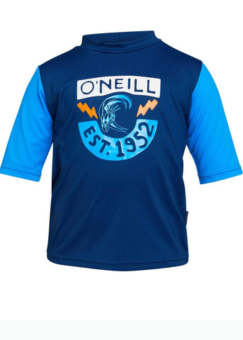 O'Neill youth rash top - bright blue long