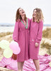 Bridie & Bert womens beach robe - fushia apple
