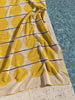 Citta Abacus beach towel - Daffodil/cream