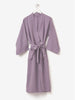 Citta linen robe - lilac lupin
