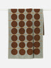Citta Abacus beach towel - Mist/paprika