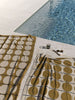 Citta Abacus beach towel - Oyster/kumara