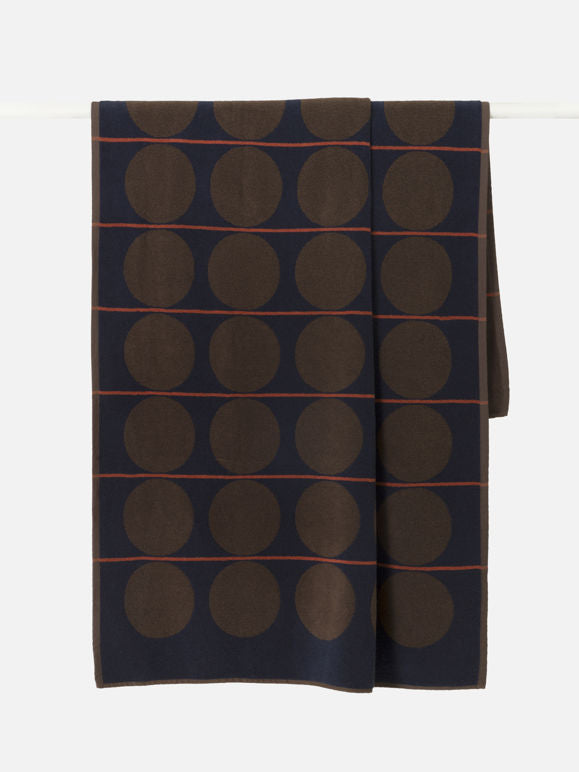 Citta Abacus beach towel - Rye/tamarillo