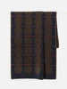 Citta Abacus beach towel - Rye/tamarillo