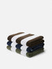 Citta cotton towel - Olive/white stripe
