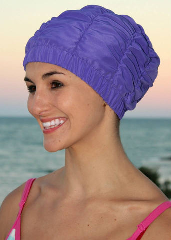 Fashy shower cap - purple animal print