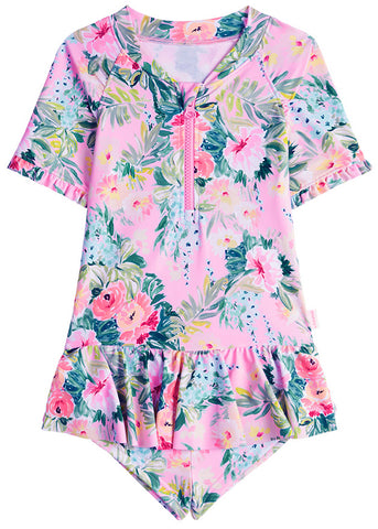 Sposh sunsuits - candy/white