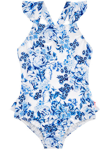 Seafolly girls swimsuits - tropica white