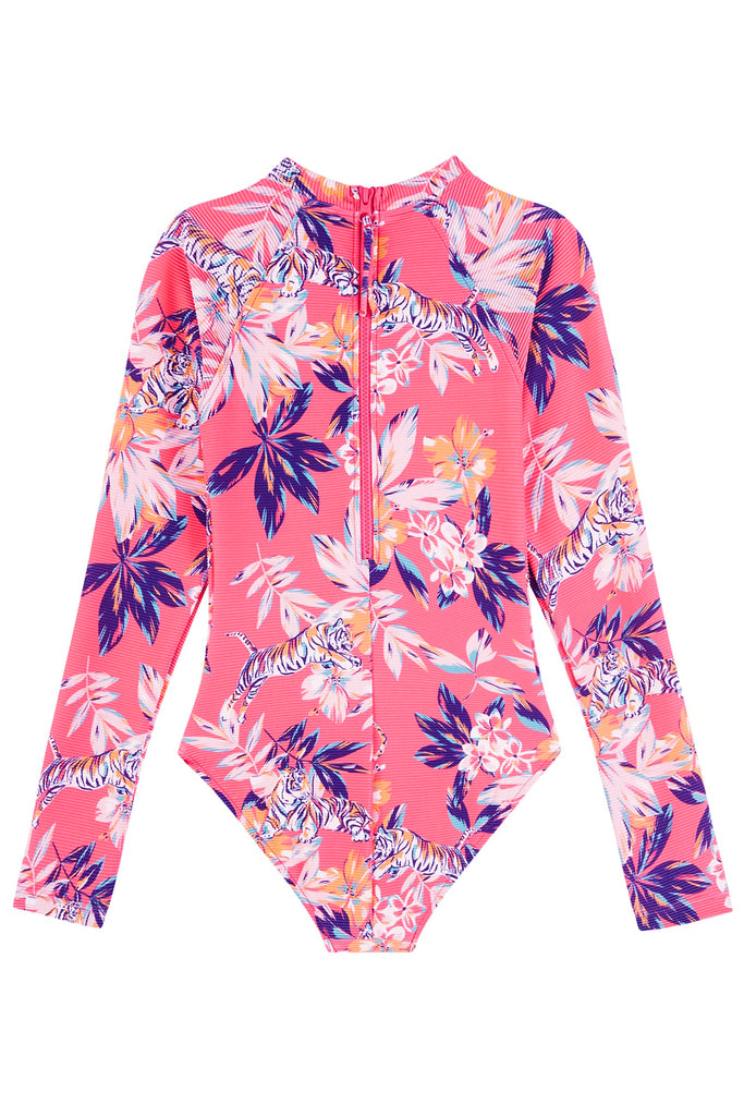 Seafolly UV sunsuit - tropical peach