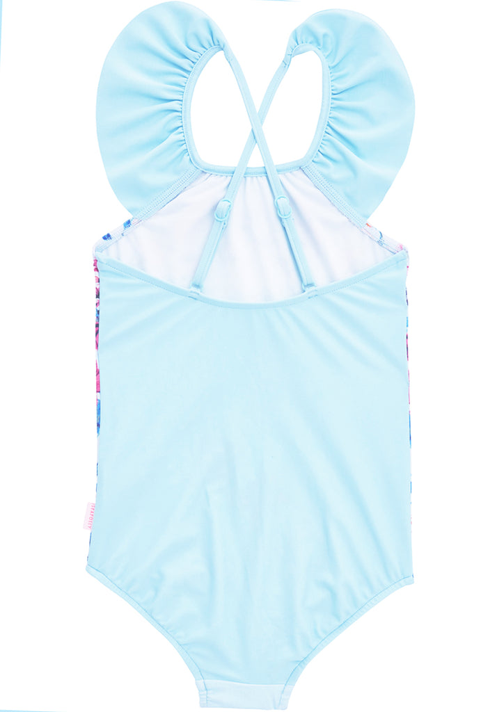 Seafolly girls swimsuit - bluebird