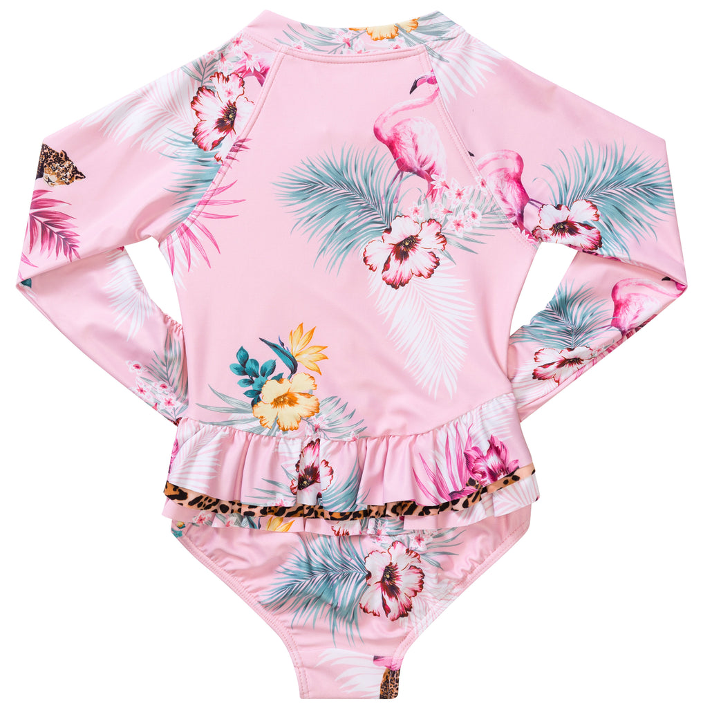 Seafolly UV sunsuit - tropical pink