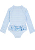 Seafolly sunsuits - cornflower blue gingham