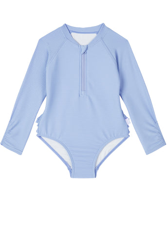 Seafolly girls swimsuit - tropical blue