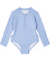 Seafolly sunsuits - plain cornflower blue