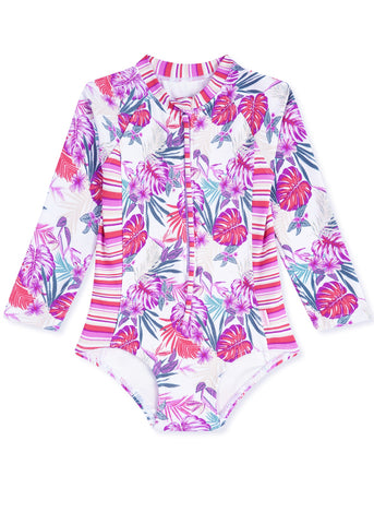 Sposh sunsuits - candy/white