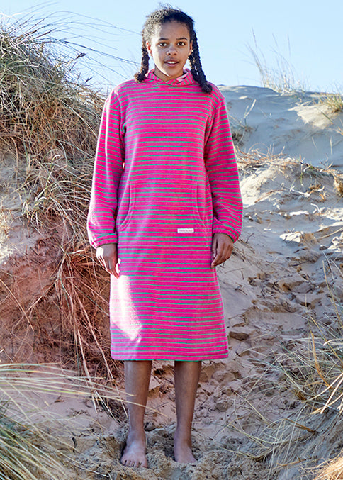 Bridie & Bert beach robes - fushia apple