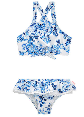 Seafolly girls bikini - hawaii blue colourblock
