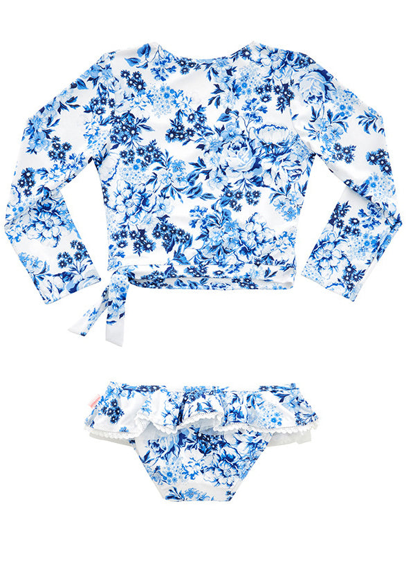 Seafolly UV two piece suit - floral blue