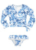 Seafolly UV two piece suit - floral blue