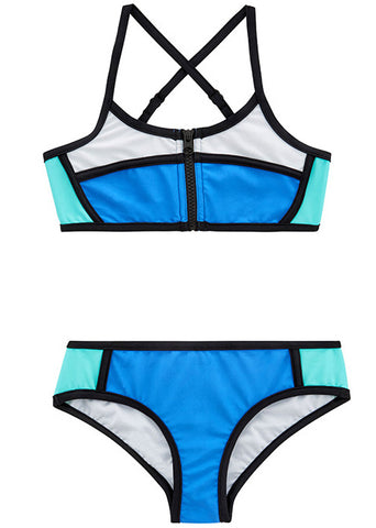 Seafolly girls bikini - tahiti blue