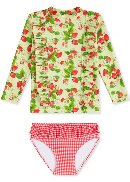 Seafolly UV 2 piece suits - strawberry sundae