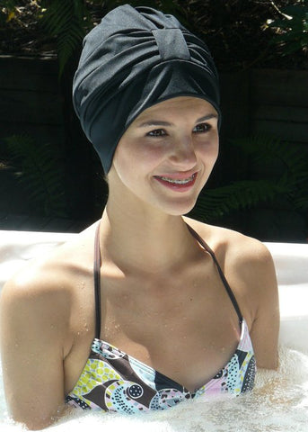 Fashy swimming cap - red frills