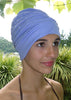 Fashy swimming cap - ruched turban - lilac